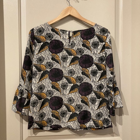 Anthropologie print blouse-size S - Picture 2 of 10